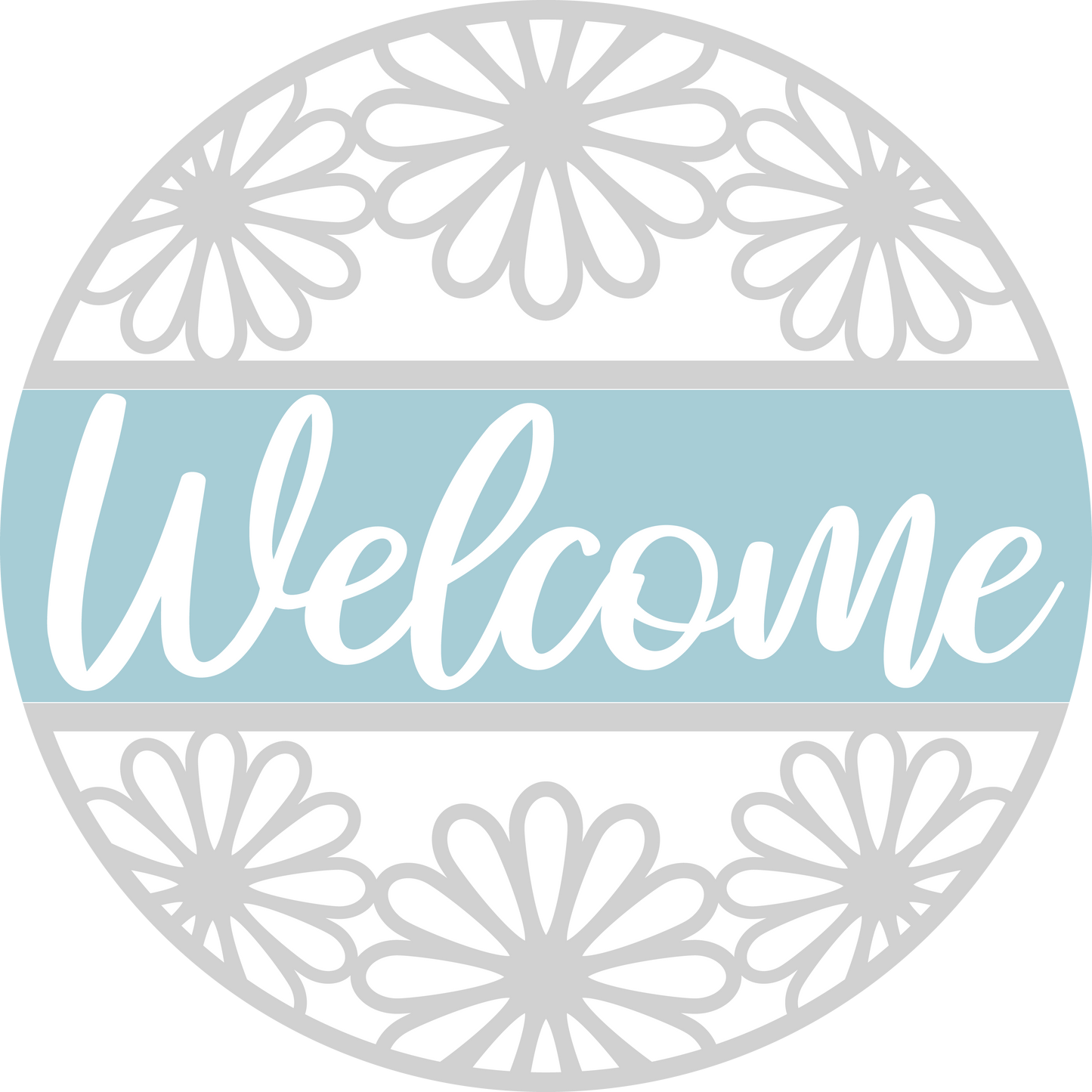 Welcome Daisy Door Hanger