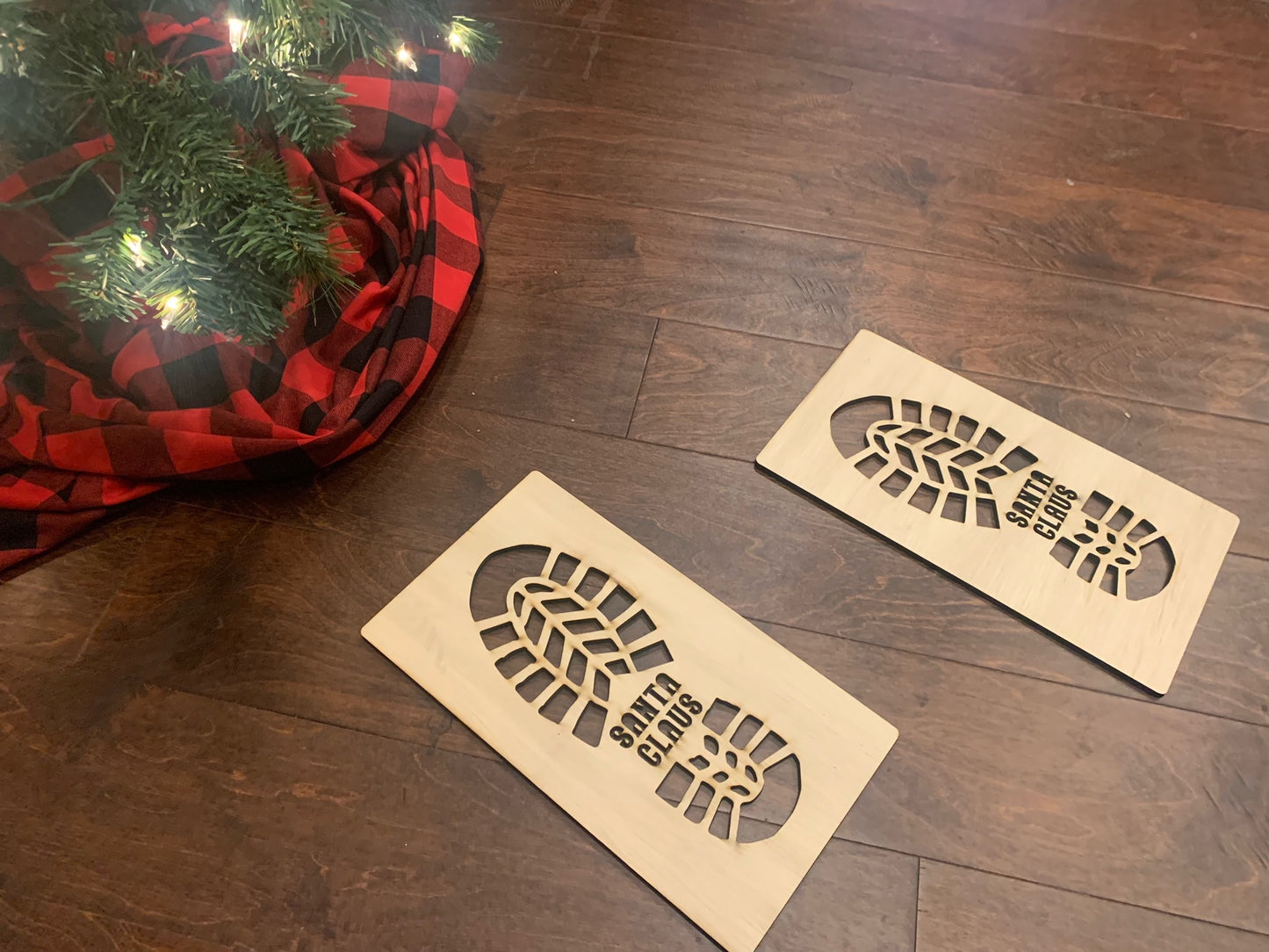 Santa Boot Stencil Laser Ready SVG File Holiday Spirit Magic of Christmas