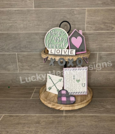 Love Tiered Tray Kit