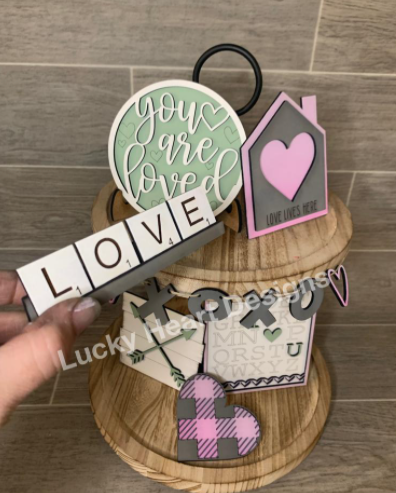 Love Tiered Tray Kit
