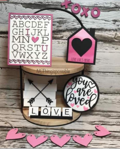 Love Tiered Tray Kit