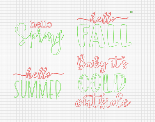 SVG DIGITAL FILE: Seasonal fun