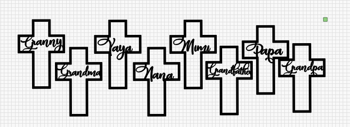 CROSS Bundle SVG DIgital File Laser Glowforge