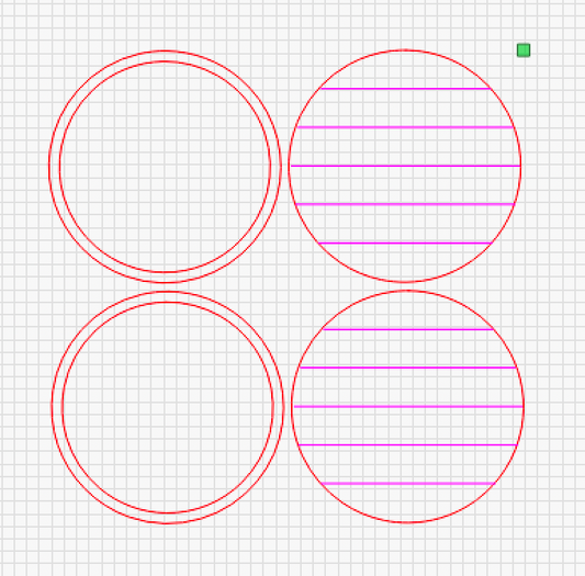 Set of 2 Round Shiplap Blanks, Framed 10.5" SVG File Laser Ready