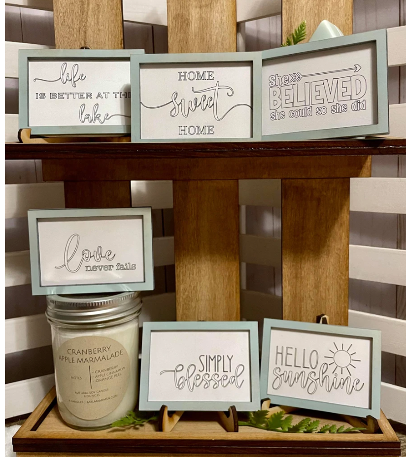 Farmhouse Minis BUNDLE 45 Designs SVG Laser Ready Files