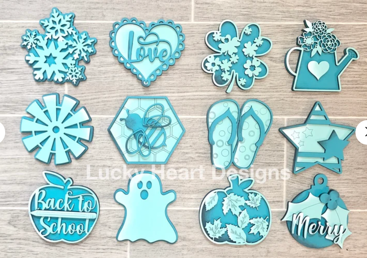 Interchangeable Pieces (Sign sold separately)