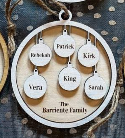 Personalized Family Ornament