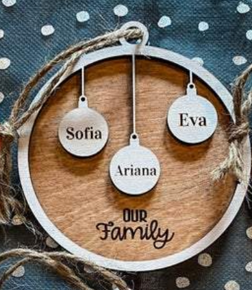 Personalized Family Ornament