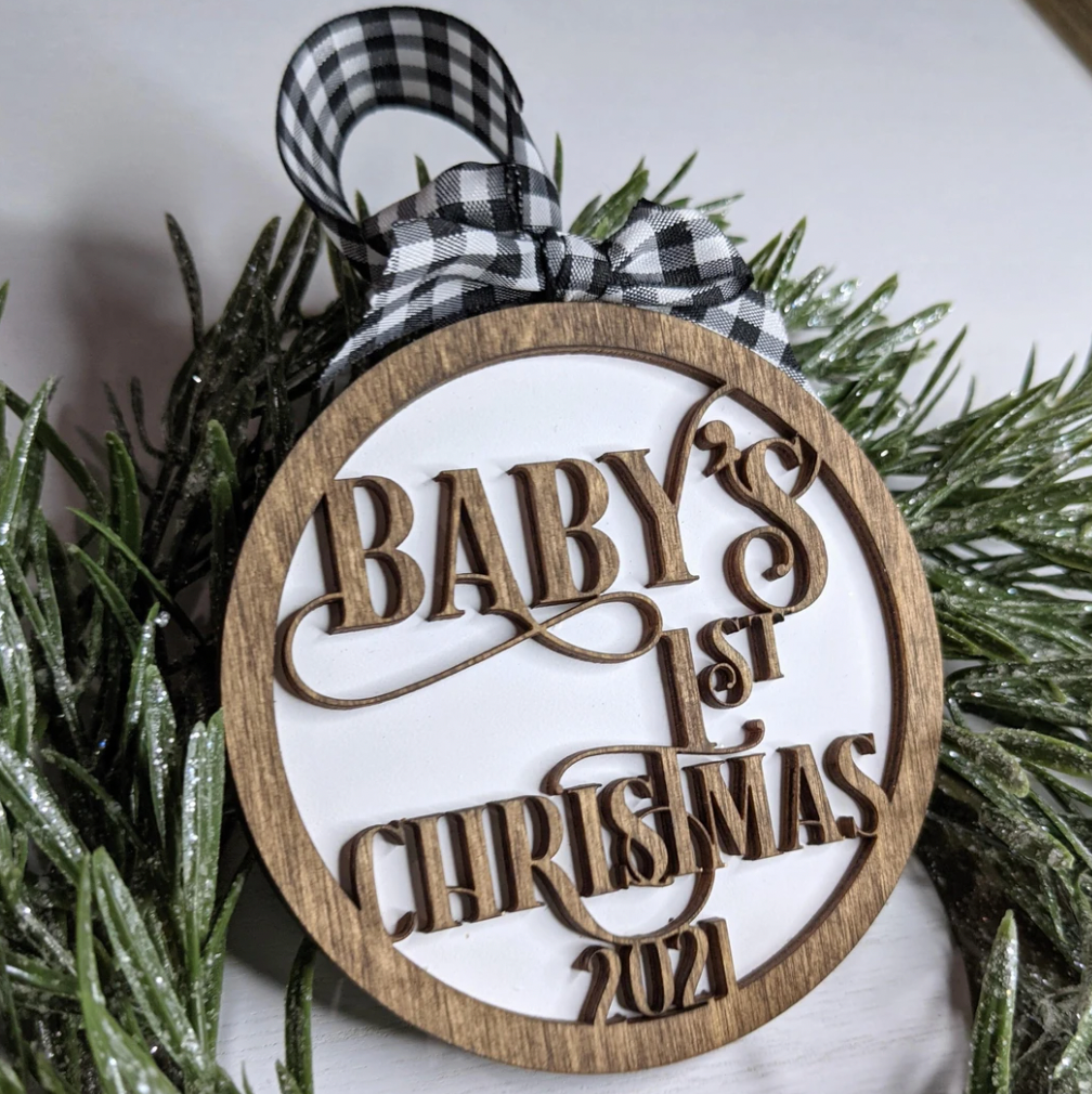 Year of Firsts Holiday Ornaments