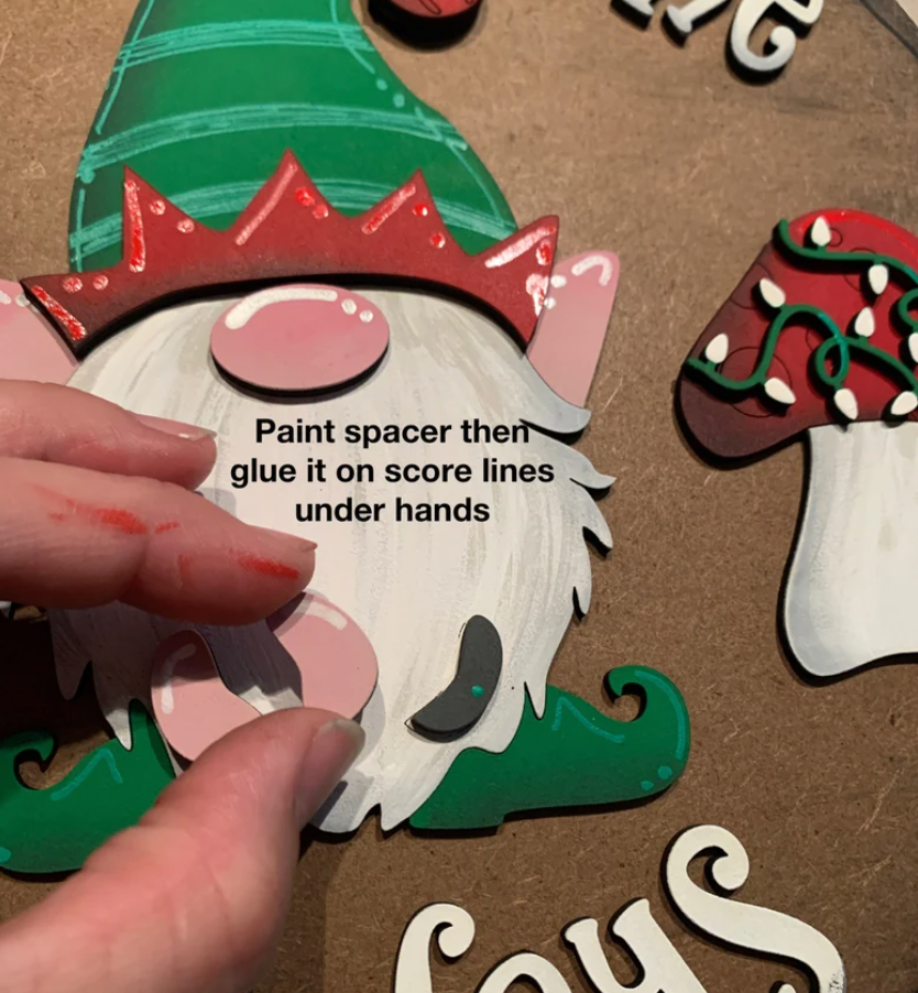 Gnome for the Holidays Door Hanger