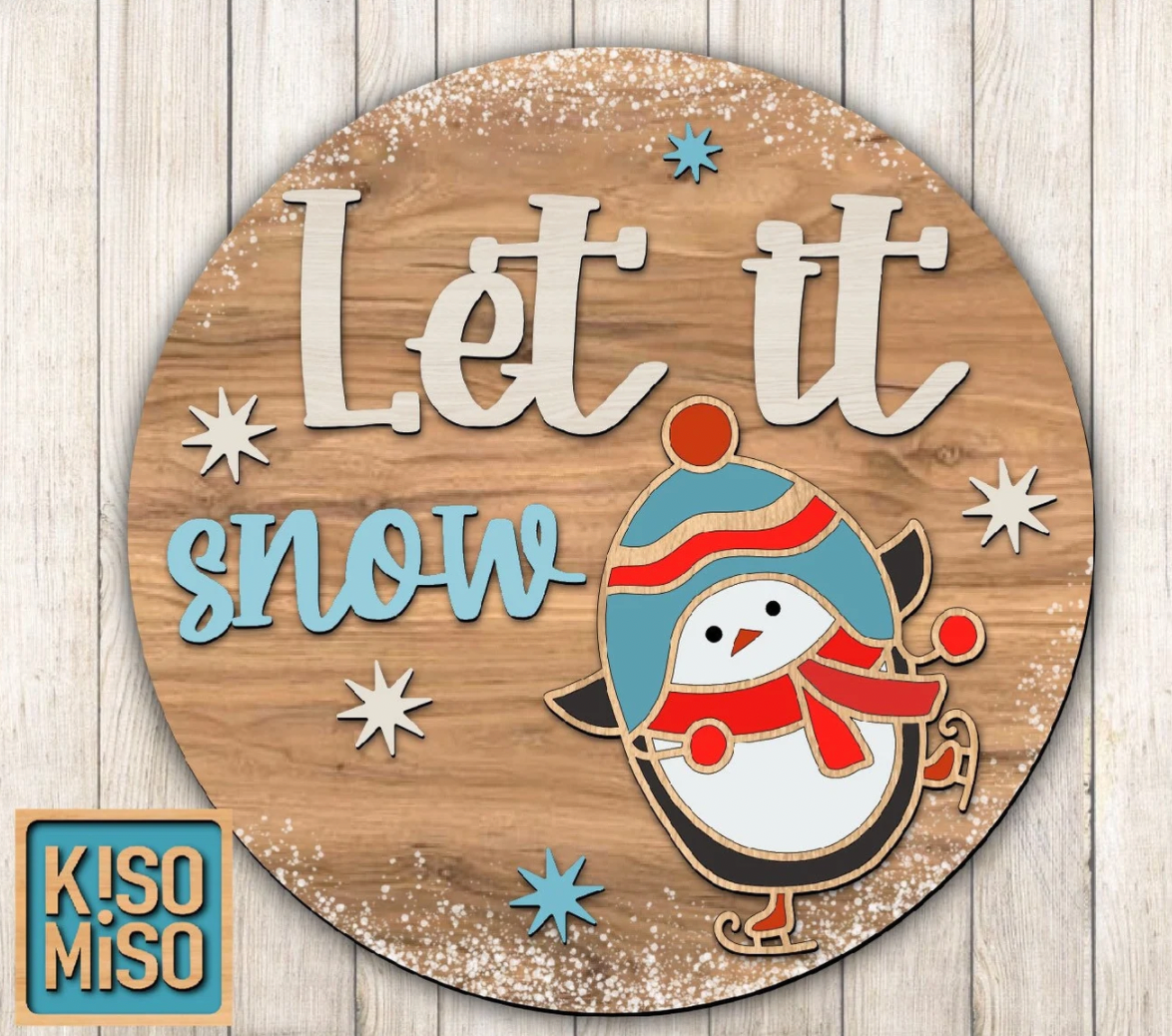 Let it Snow Door Hanger