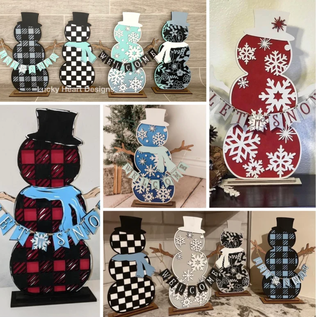 Standing Snowmen 18" and 24"