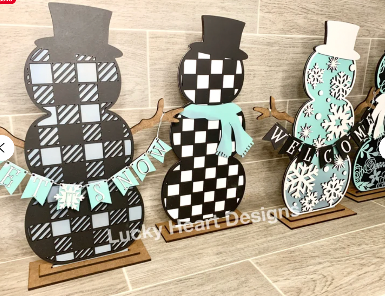 Standing Snowmen 18" and 24"