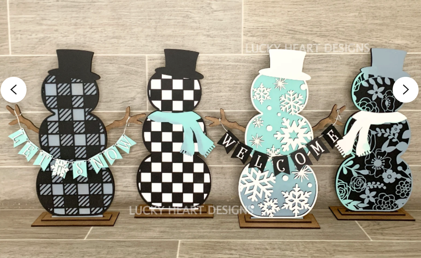 Standing Snowmen 18" and 24"