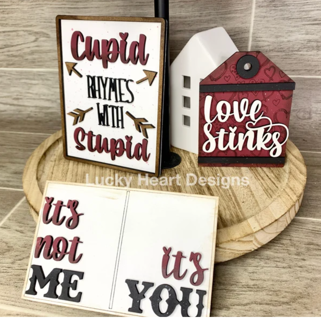 Galentines Anti-Valentine Tiered Tray Kit