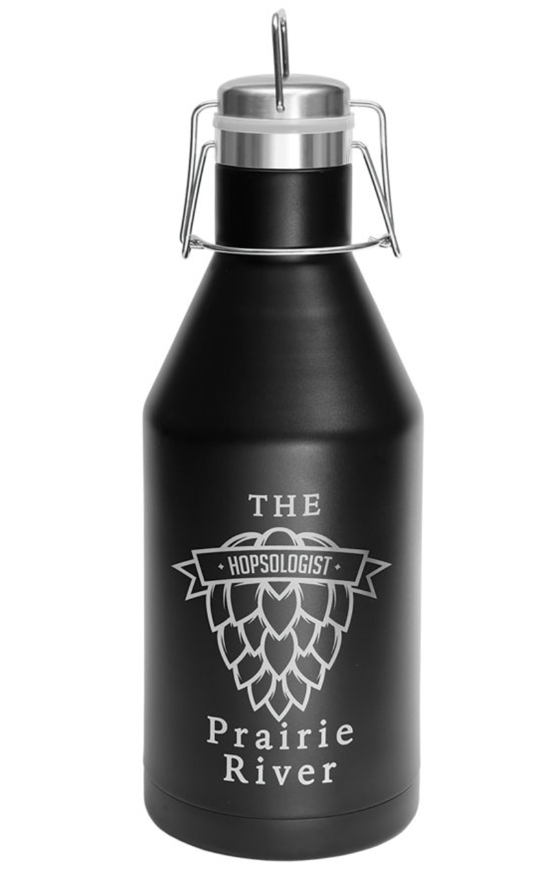 Drinkware: 64 oz Insulated Vacuum Sealed Growler