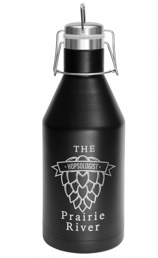 Drinkware: 64 oz Insulated Vacuum Sealed Growler