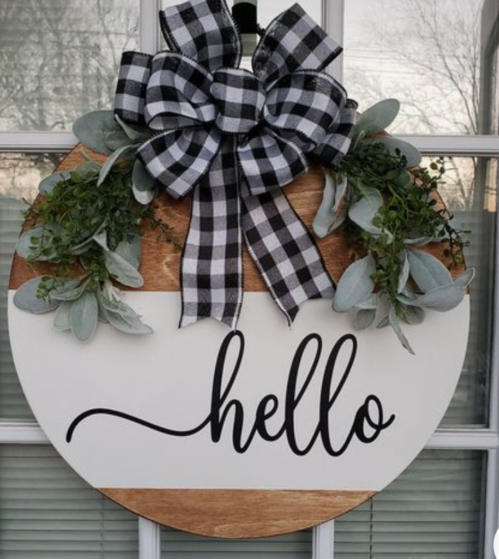 Hello (simple script) Door Hanger