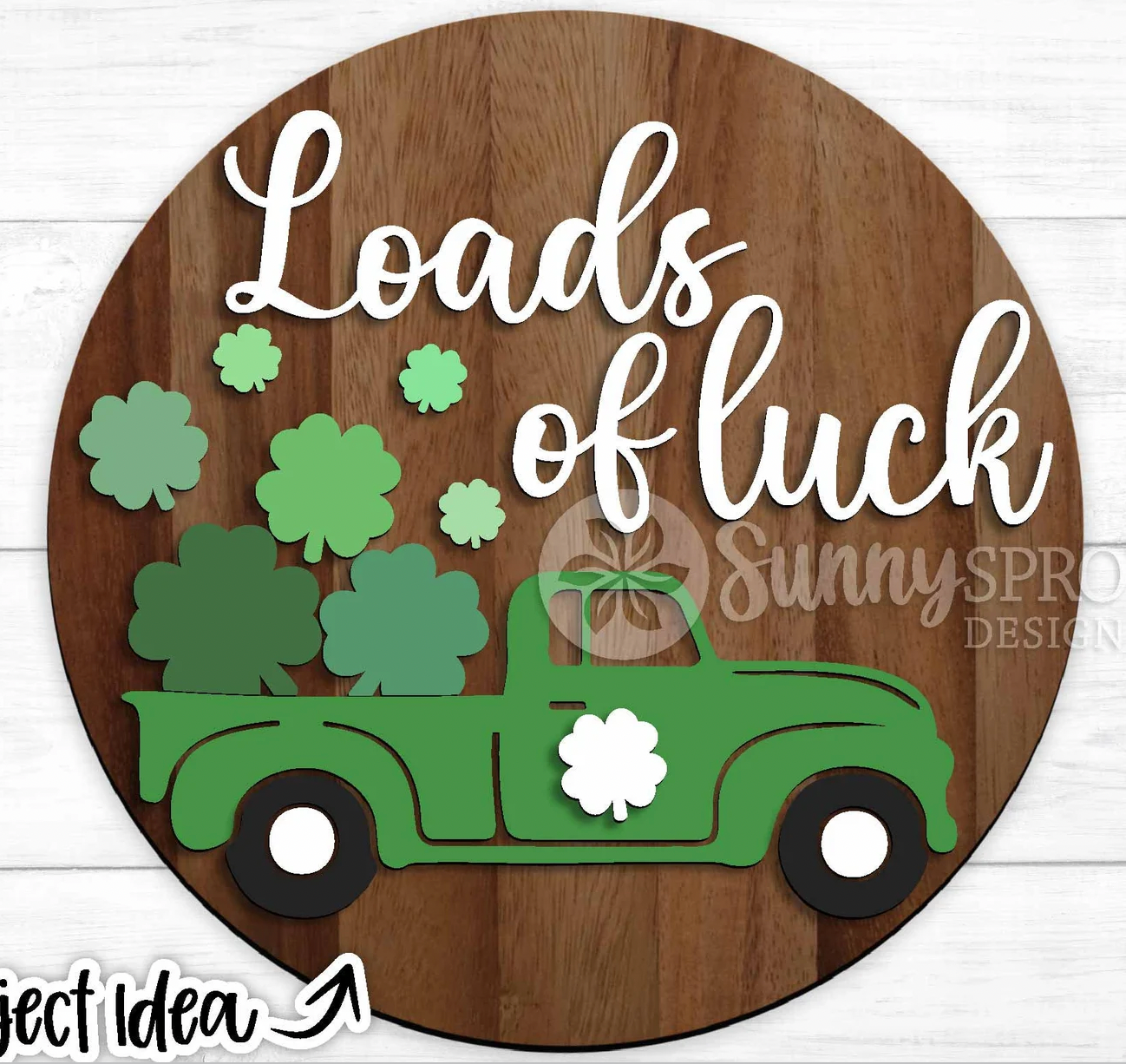 Loads of Luck St. Patrick's Door Hanger