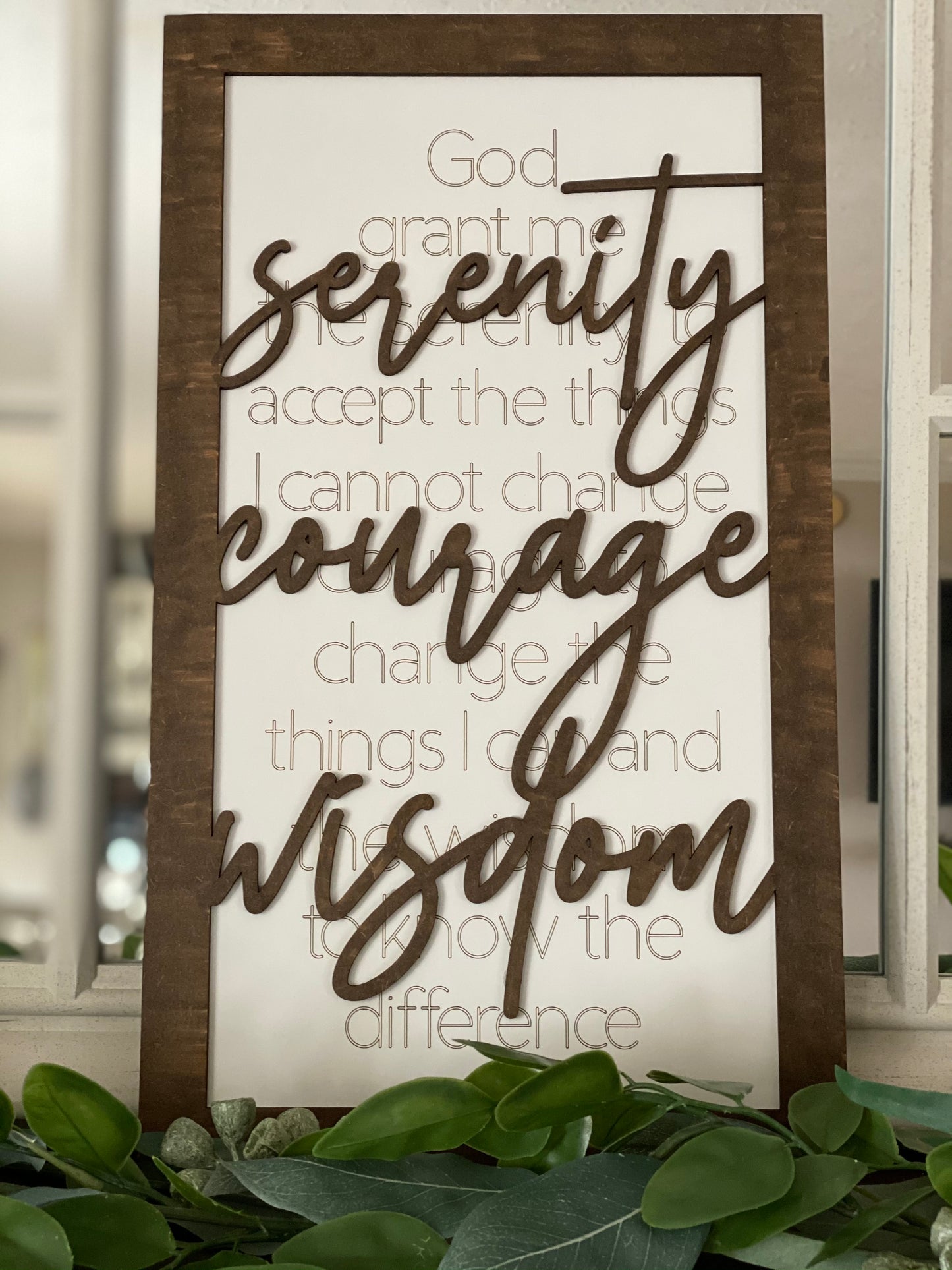 Layered Serenity Prayer Vertical and Horizontal SVG Laser Ready Files
