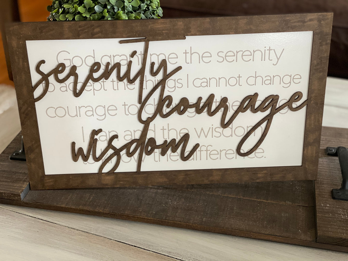 Layered Serenity Prayer Vertical and Horizontal SVG Laser Ready Files