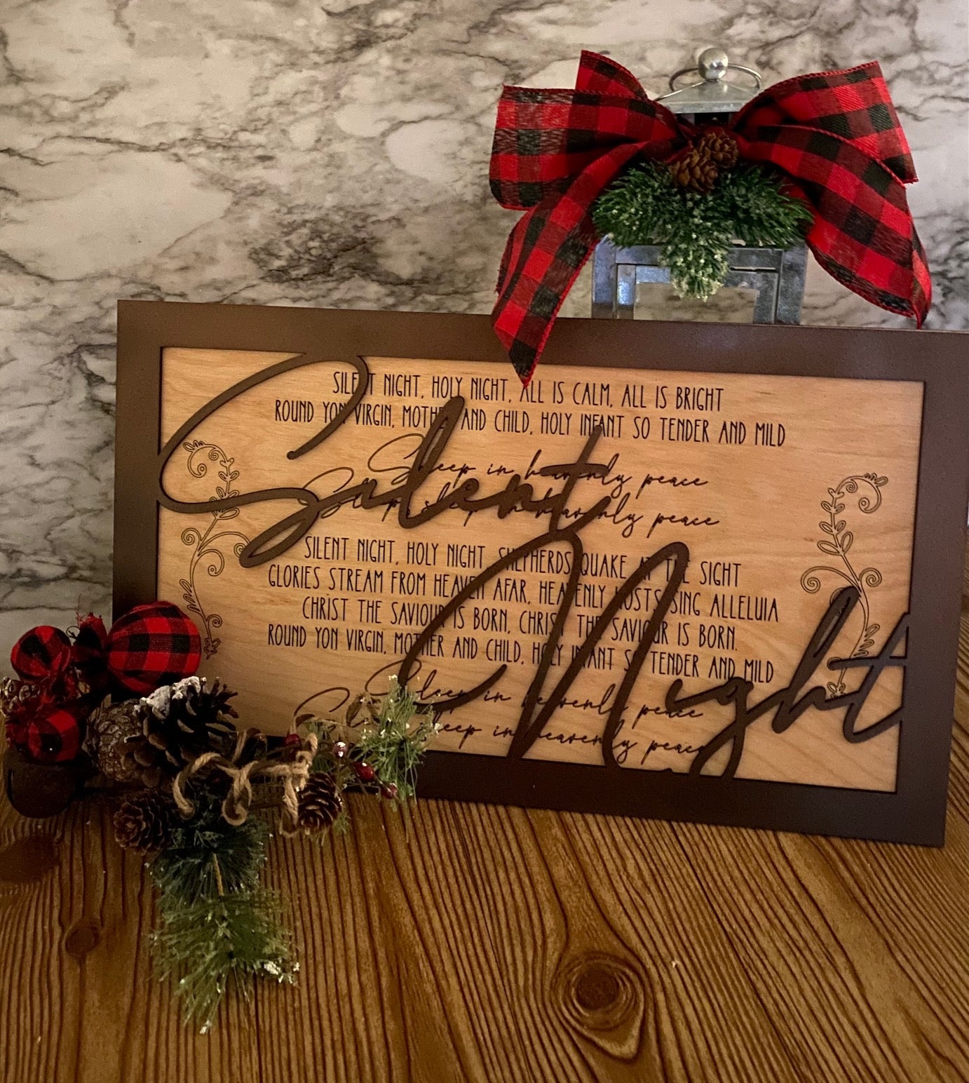 Set of 6 Christmas Carol Signs Glowforge Laser Ready Files SVG