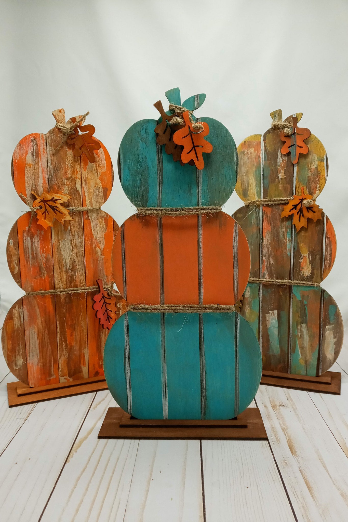 Standing Stacked Pumpkins, 48" XL