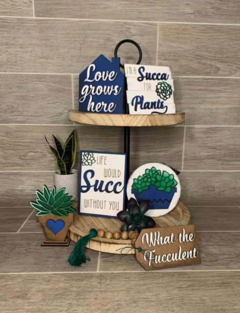Succulent Tiered Tray Kit