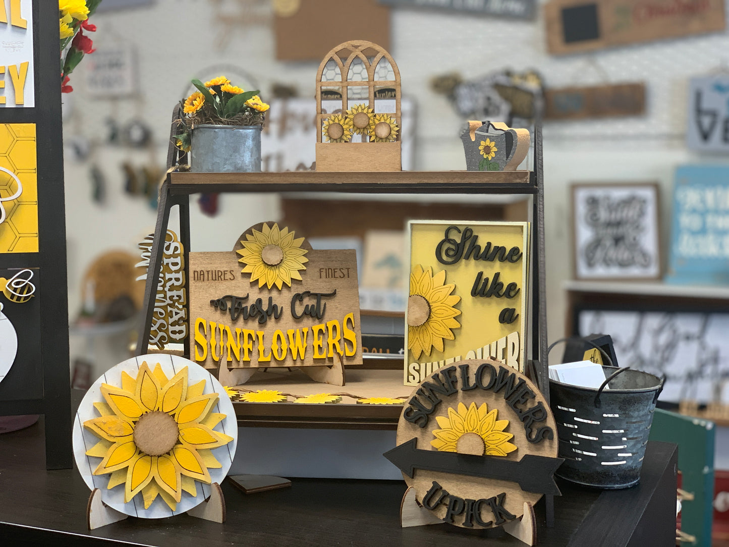 Sunflower Tiered Tray
