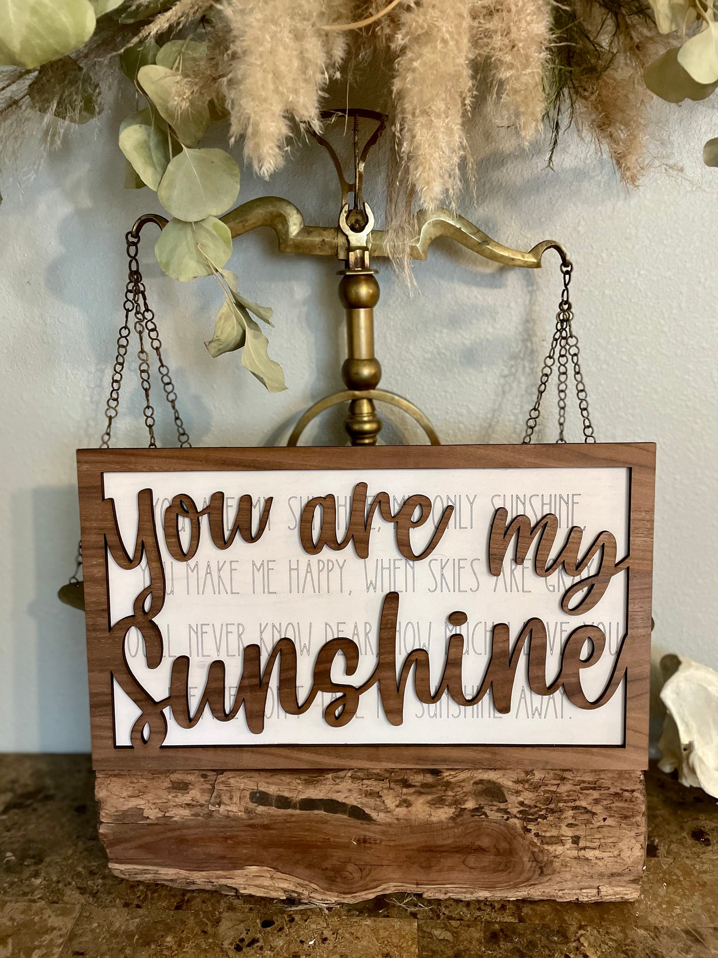 Layered Songs: You are My Sunshine SVG Laser File Glowforge