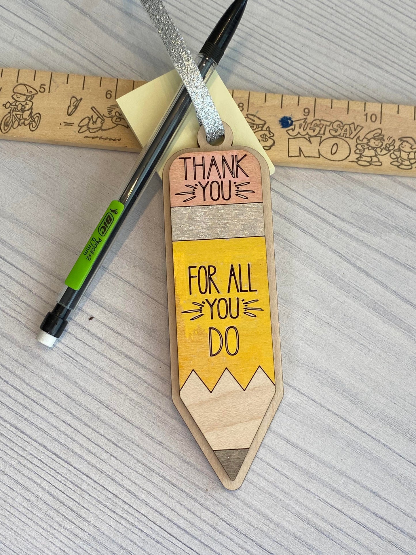 Thank You Teacher Bus Driver Postman Ornaments Gift Tags Set of 4 SVG Laser Ready File Holiday