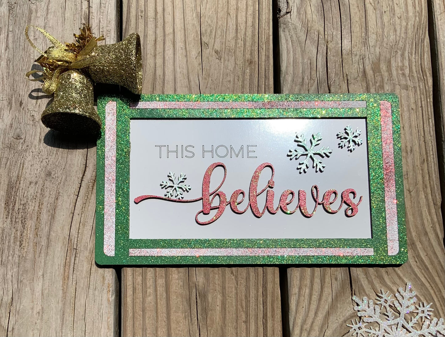 This Home Believes SVG Laser Ready Glowforge File ThunderUSA