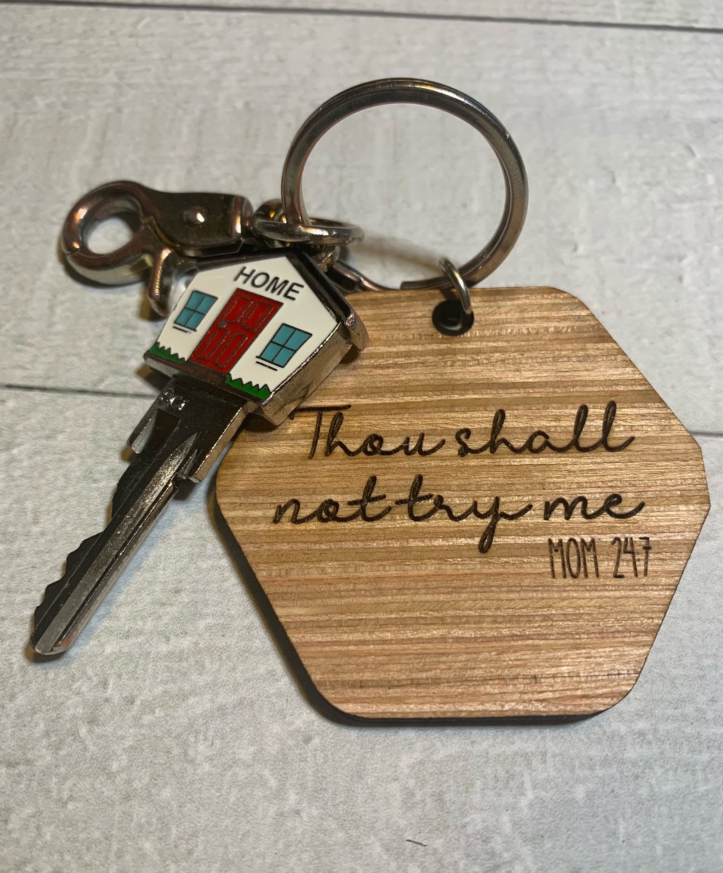 Mom/Funny Keychain set of 4 File SVG Laser Ready GLOWFORGE