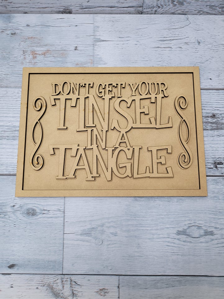 Wholesale Layered Signs, Laser Cut Wood