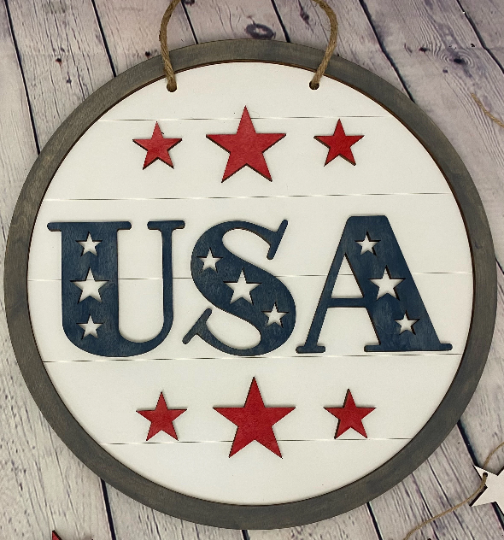 Americana Round Door Hanger