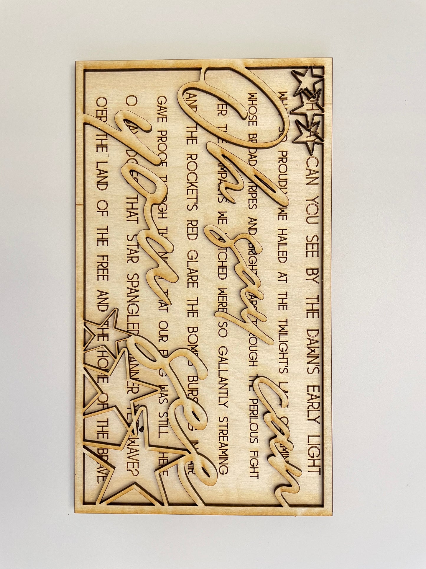 Wholesale Layered Signs, Laser Cut Wood