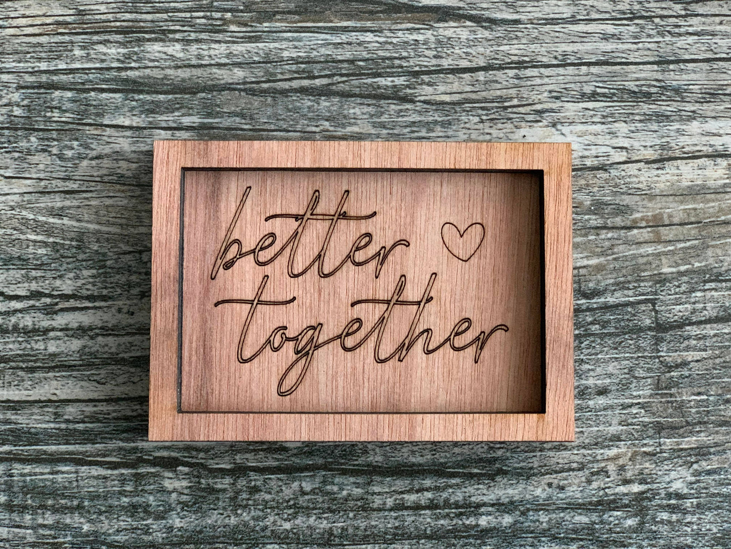 Valentine Rectangular Farmhouse Minis Set of 6 SVG Laser Ready File