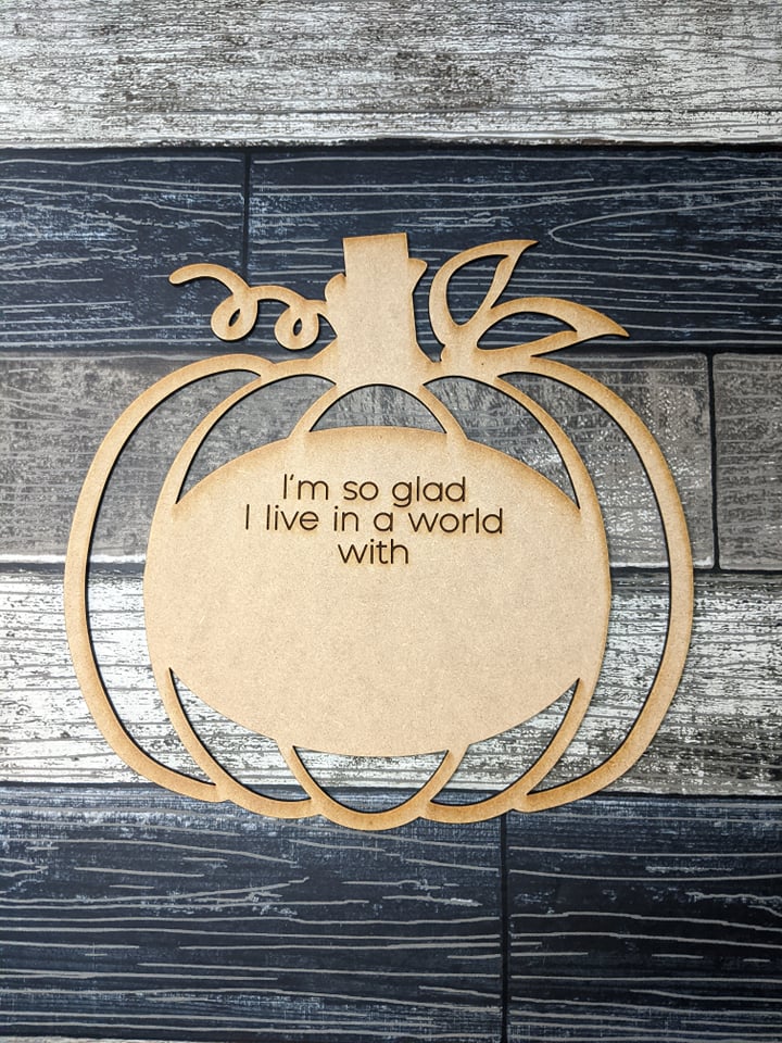 World of Octobers Door Hanger