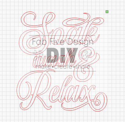SVG Digital File: Soak Wash Relax