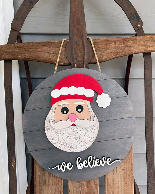 Santa BELIEVE DIY Take Home Kit