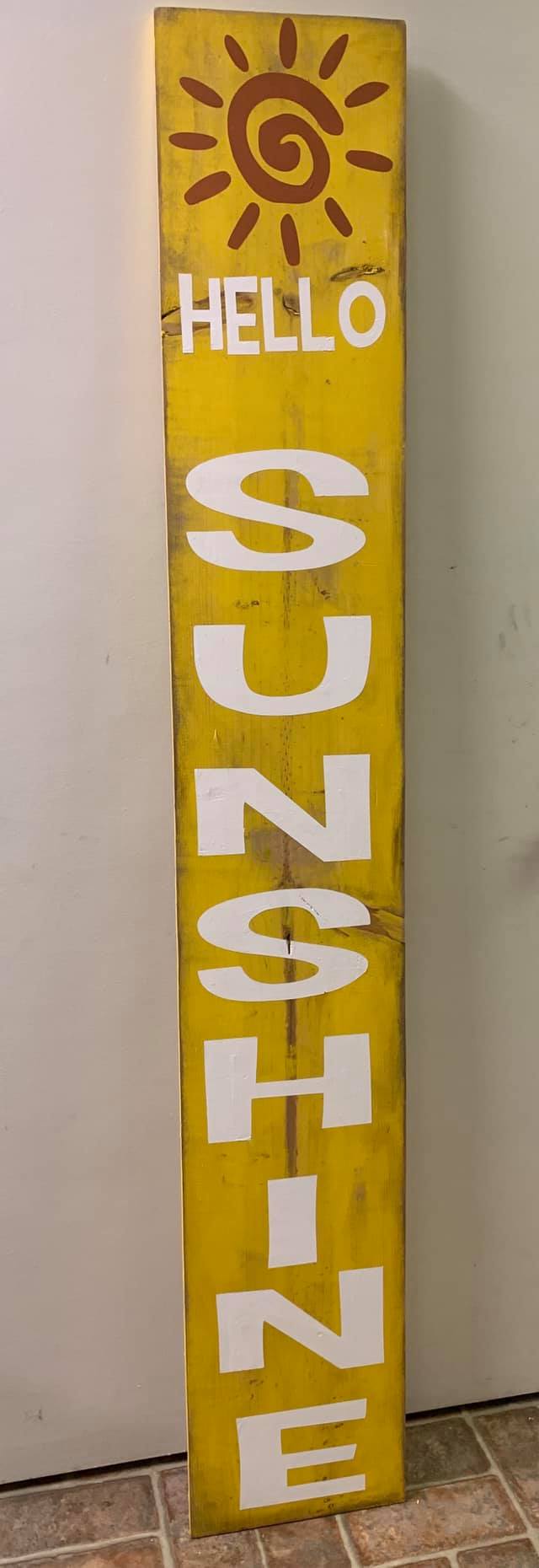 6 foot Porch Sign (can't be framed)