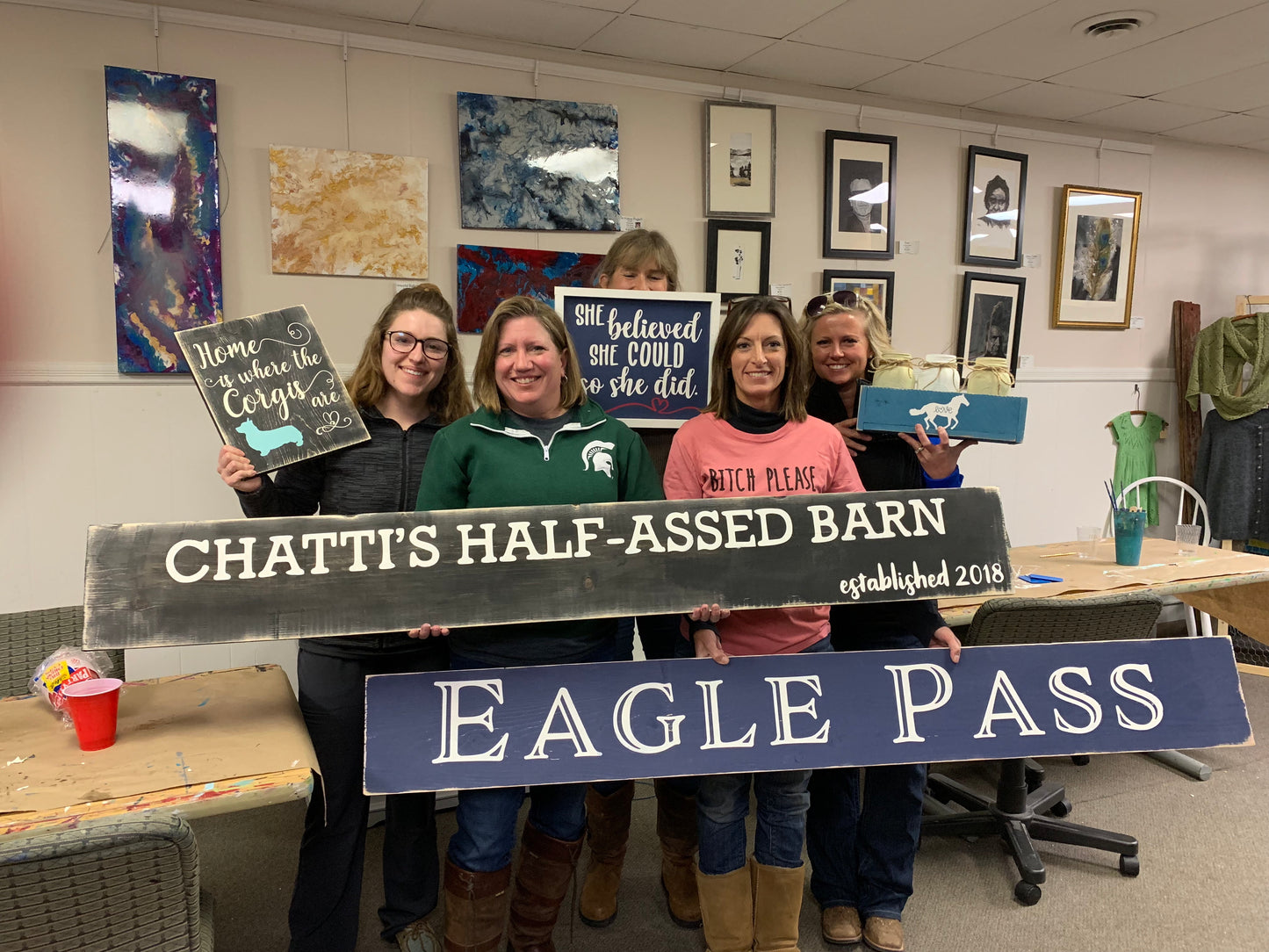 6 foot Porch Sign (can't be framed)