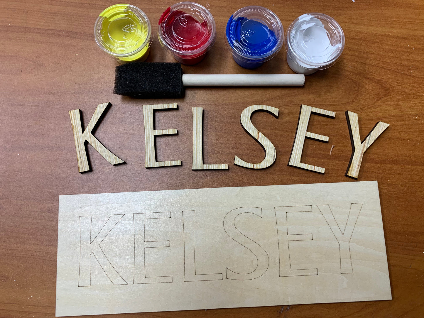 Wood Name DIY Kit