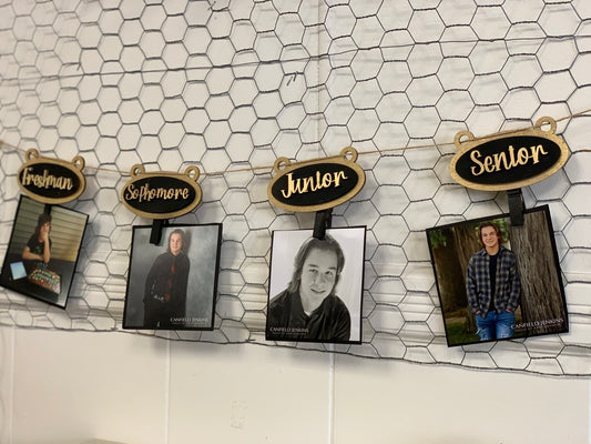 Hanging Grade Markers Decorations GLOWFORGE Laser Ready