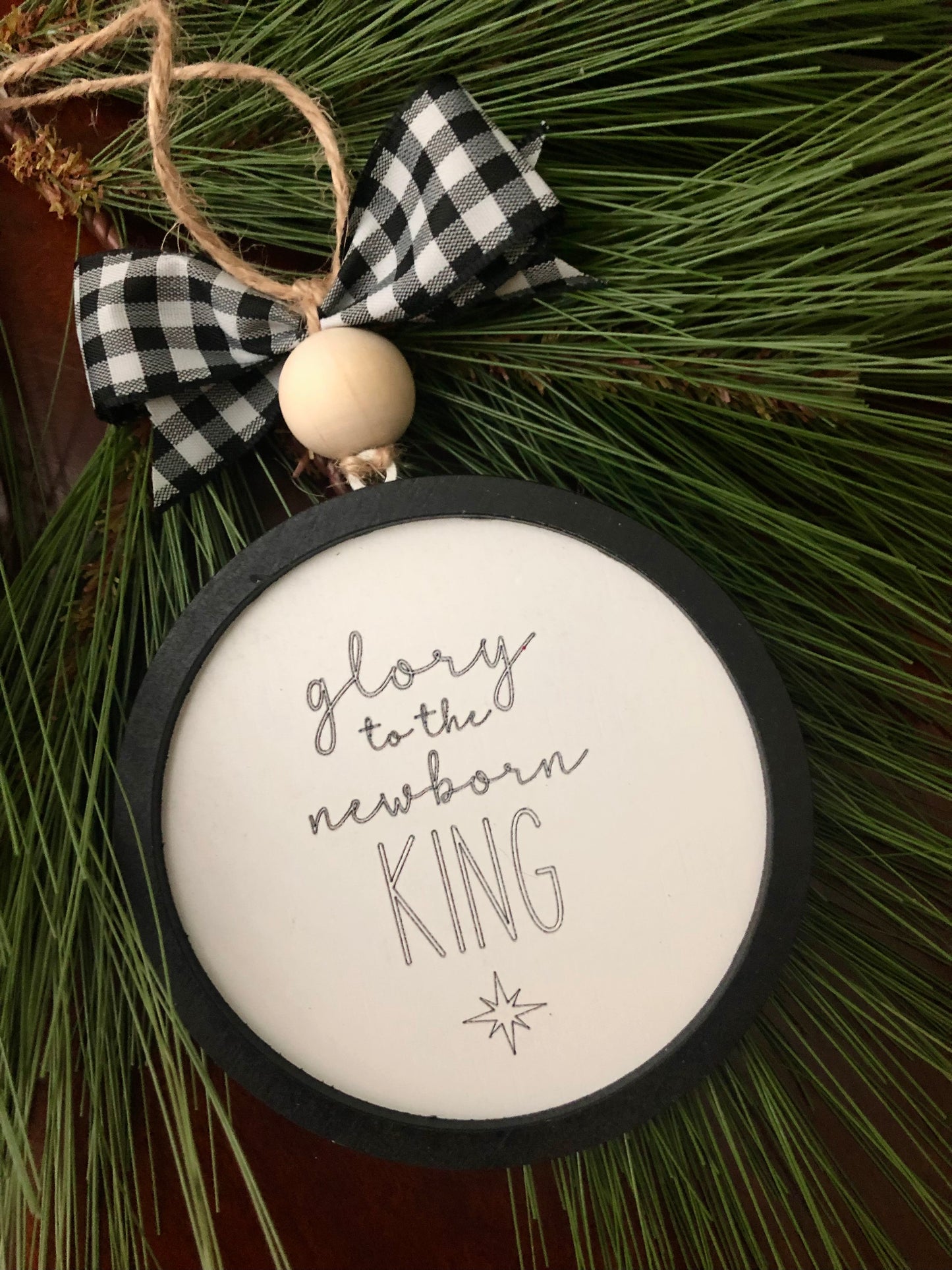 Set of 4 or 8 Christmas Ornaments Jesus Fun SVG Glowforge Ready Laser