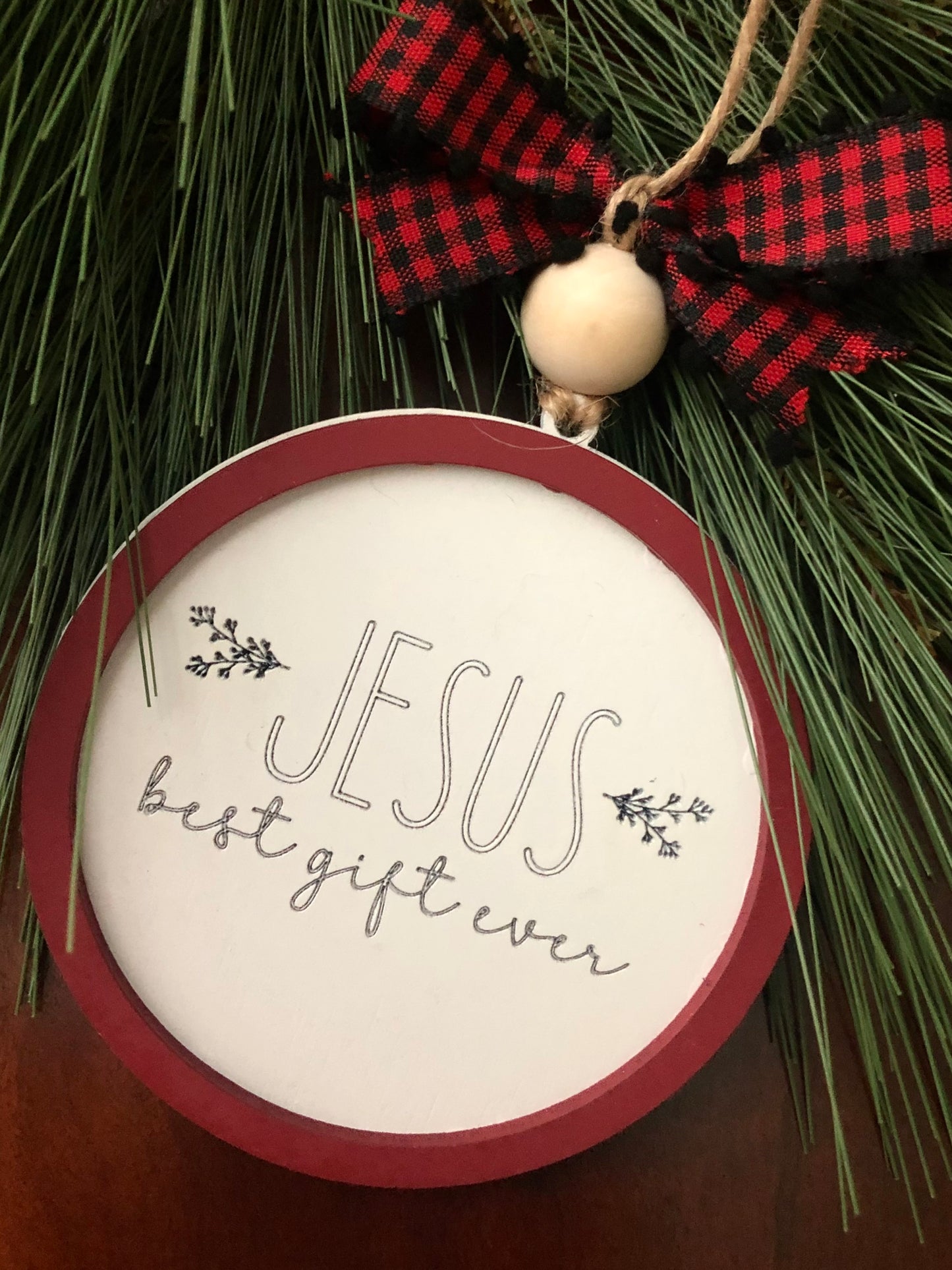 Set of 4 or 8 Christmas Ornaments Jesus Fun SVG Glowforge Ready Laser
