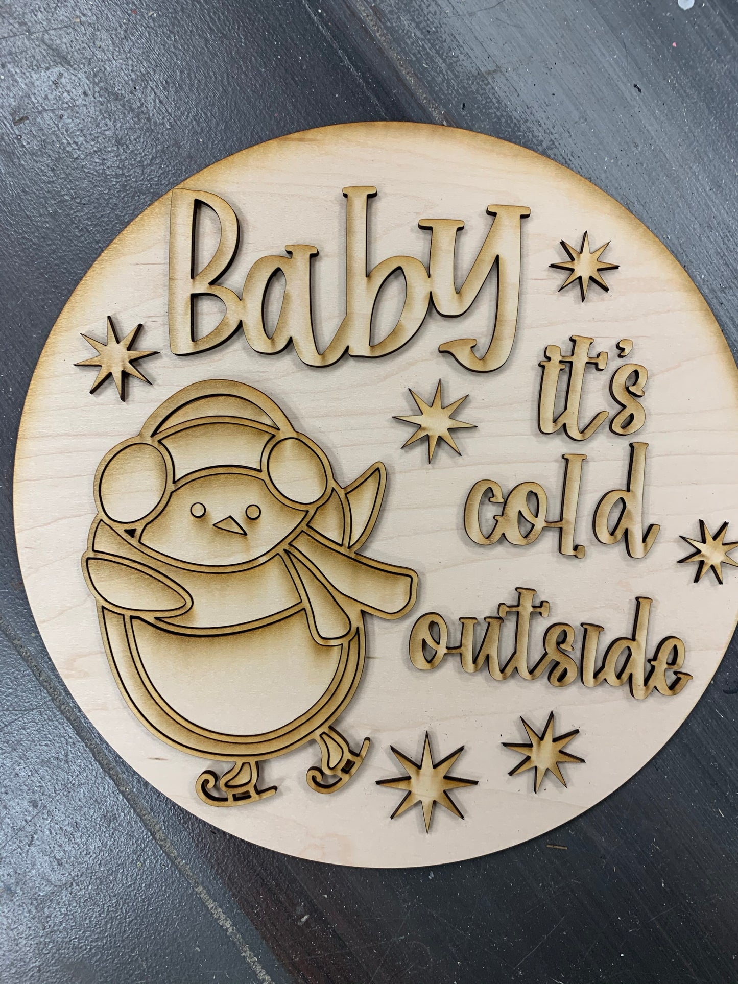 Baby It’s Cold Outside Door Hanger