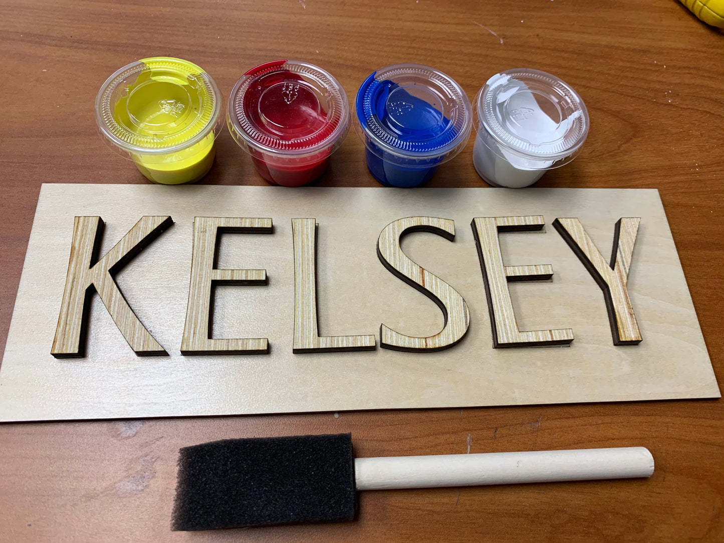 Wood Name DIY Kit