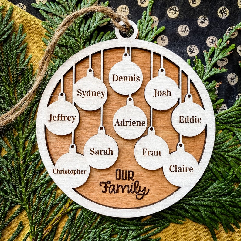 Personalized Family Ornament
