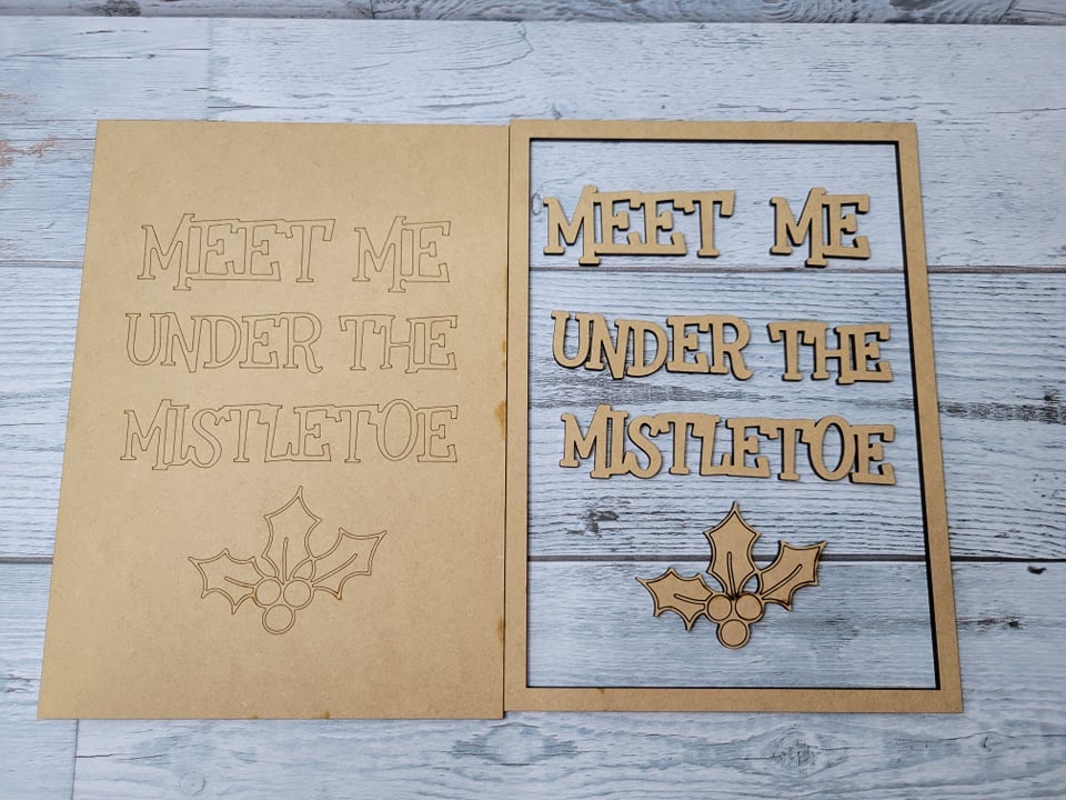 Wholesale Layered Signs, Laser Cut Wood